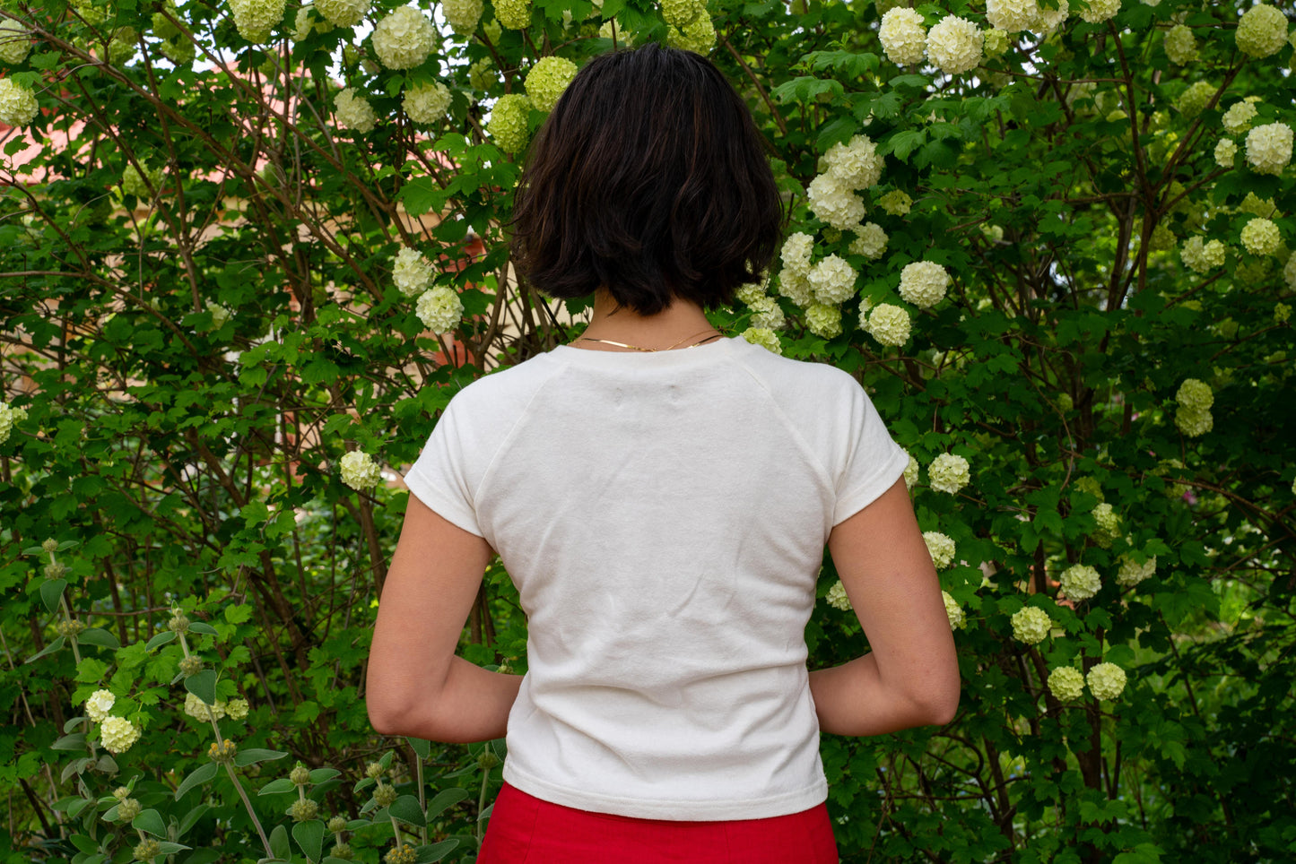 White Raglan T-Shirt - Made To Order