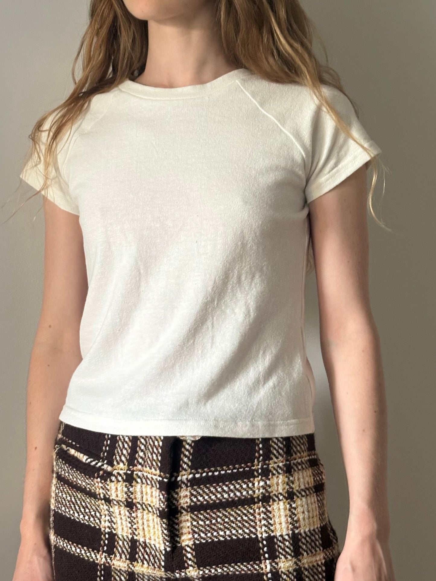 White Raglan T-Shirt - Made To Order