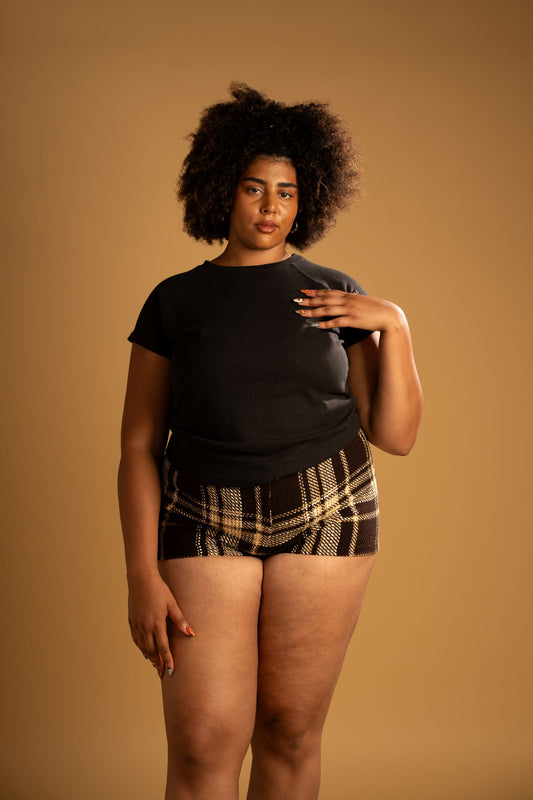 Black Raglan T-Shirt - Made To Order