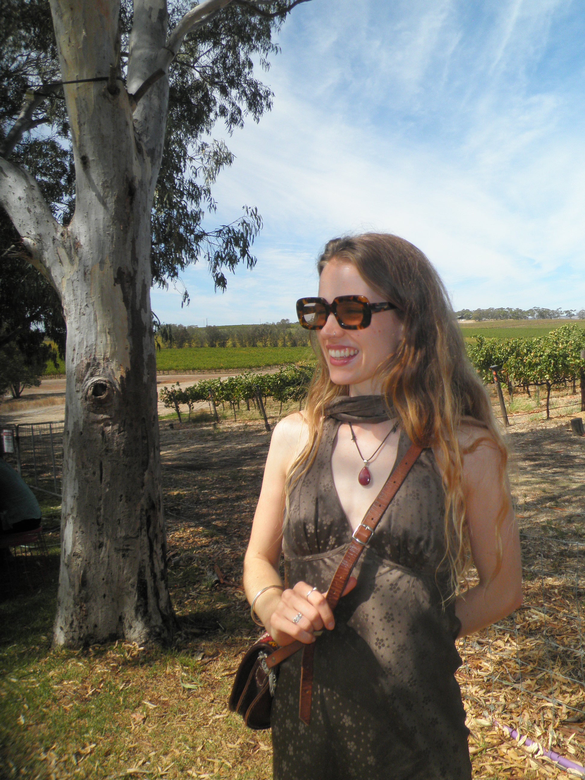 halter dress digital photography brown silk adelaide australia made designer handmade