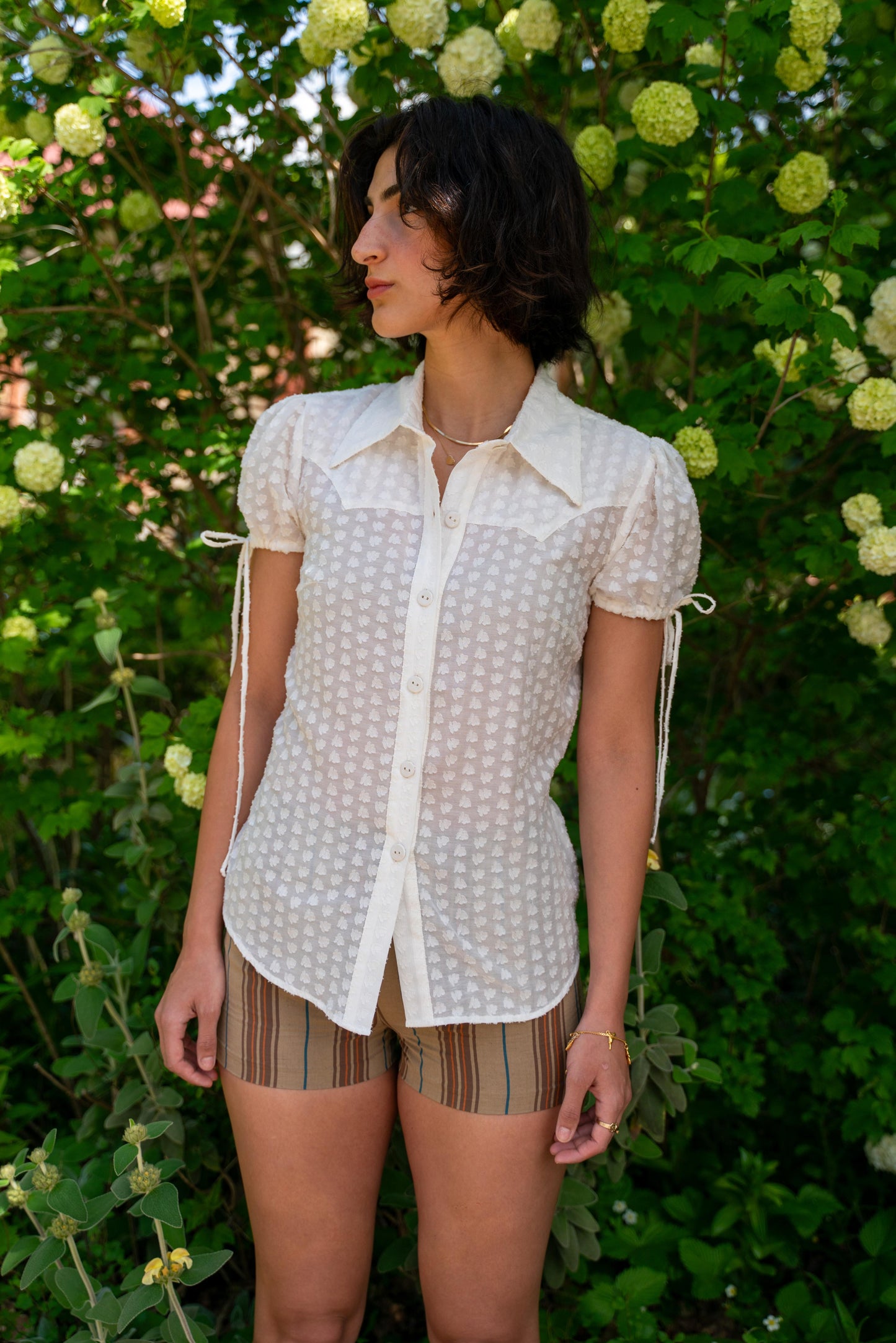 Clem Shirt in Flocking