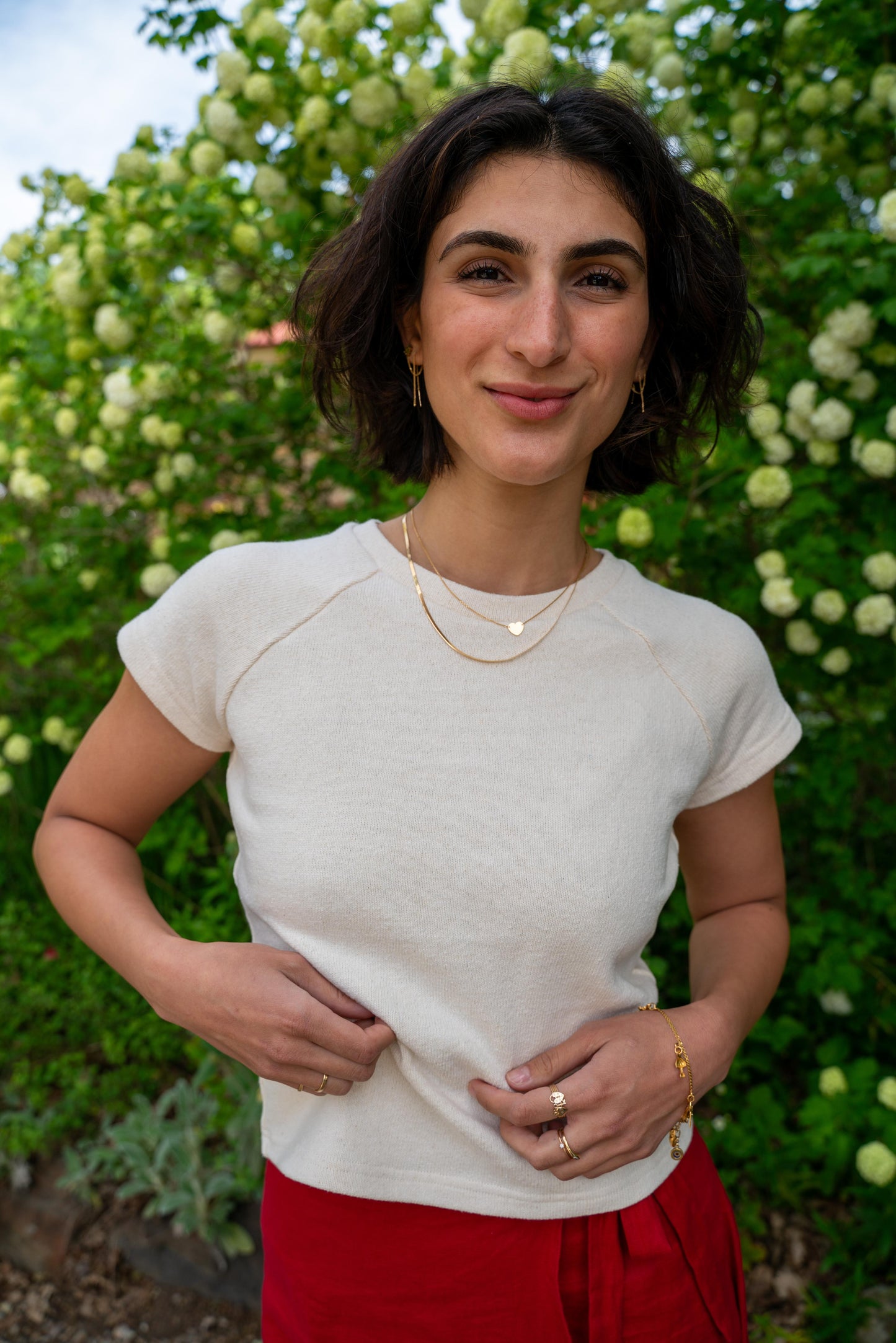 Raglan T-Shirt in Unbleached Cotton