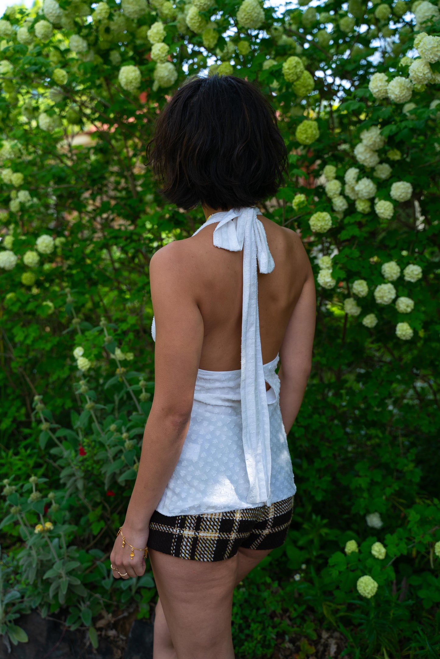 Jasmine Halter - White Flocking