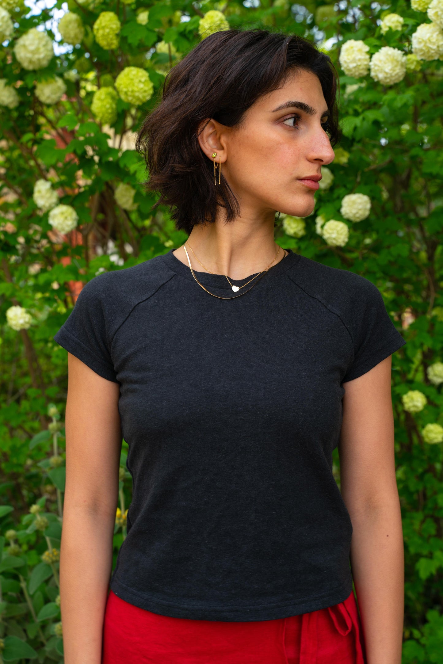 Black Raglan T-Shirt - Ready Made