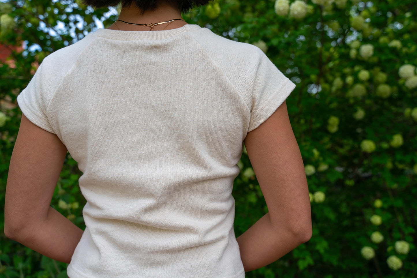 Raglan T-Shirt in Unbleached Cotton