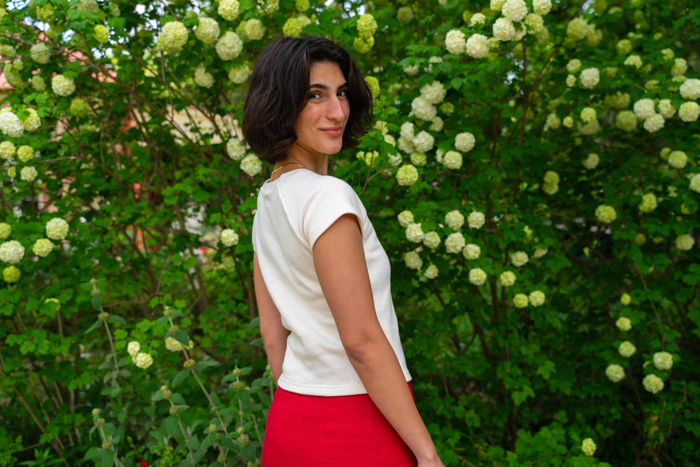 Raglan T-Shirt in Unbleached Cotton