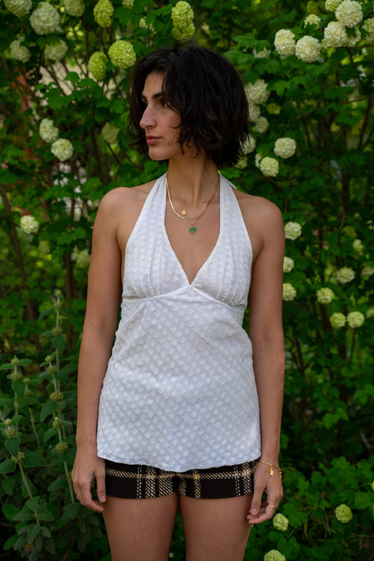 Jasmine Halter - White Flocking