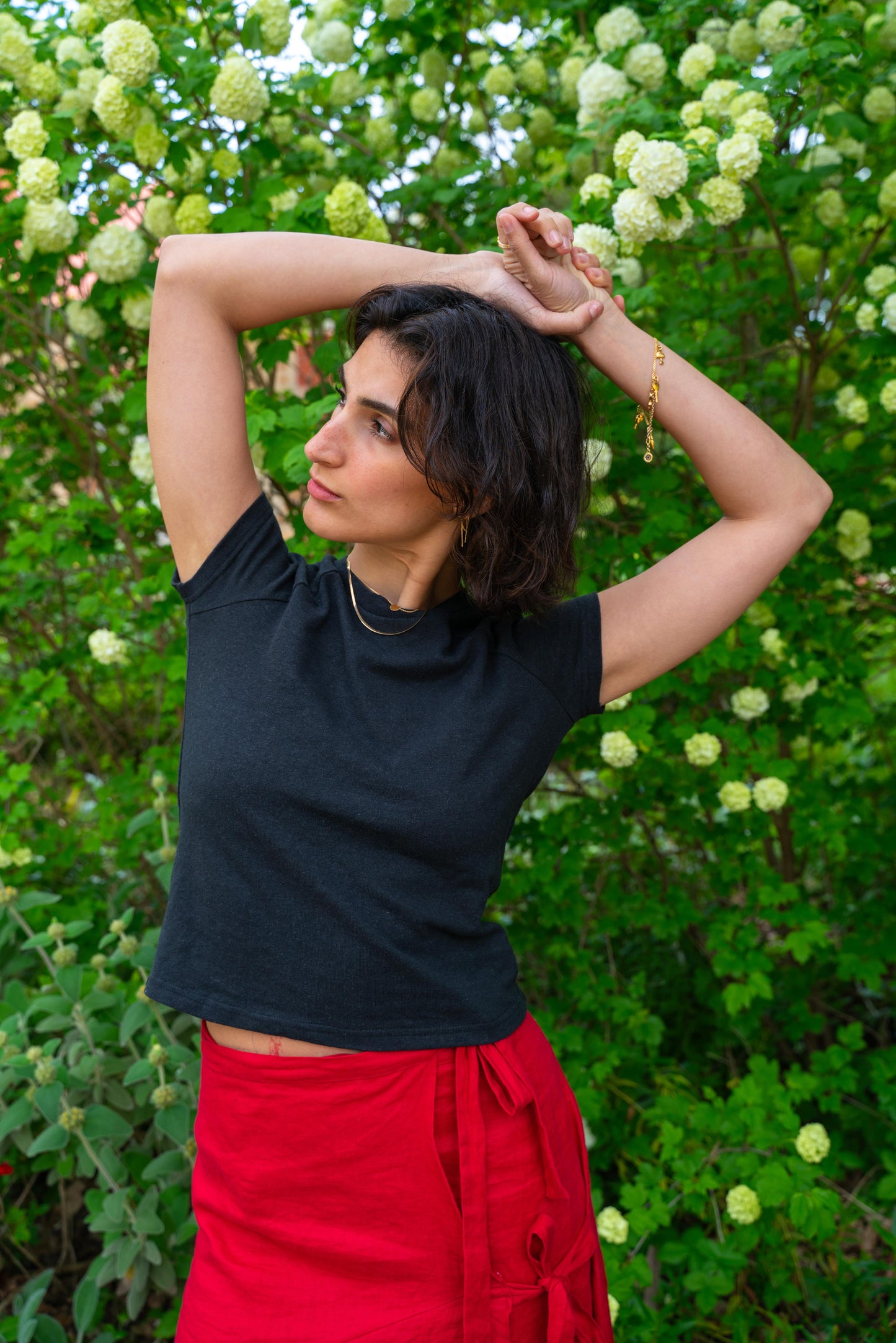 Black Raglan T-Shirt - Ready Made