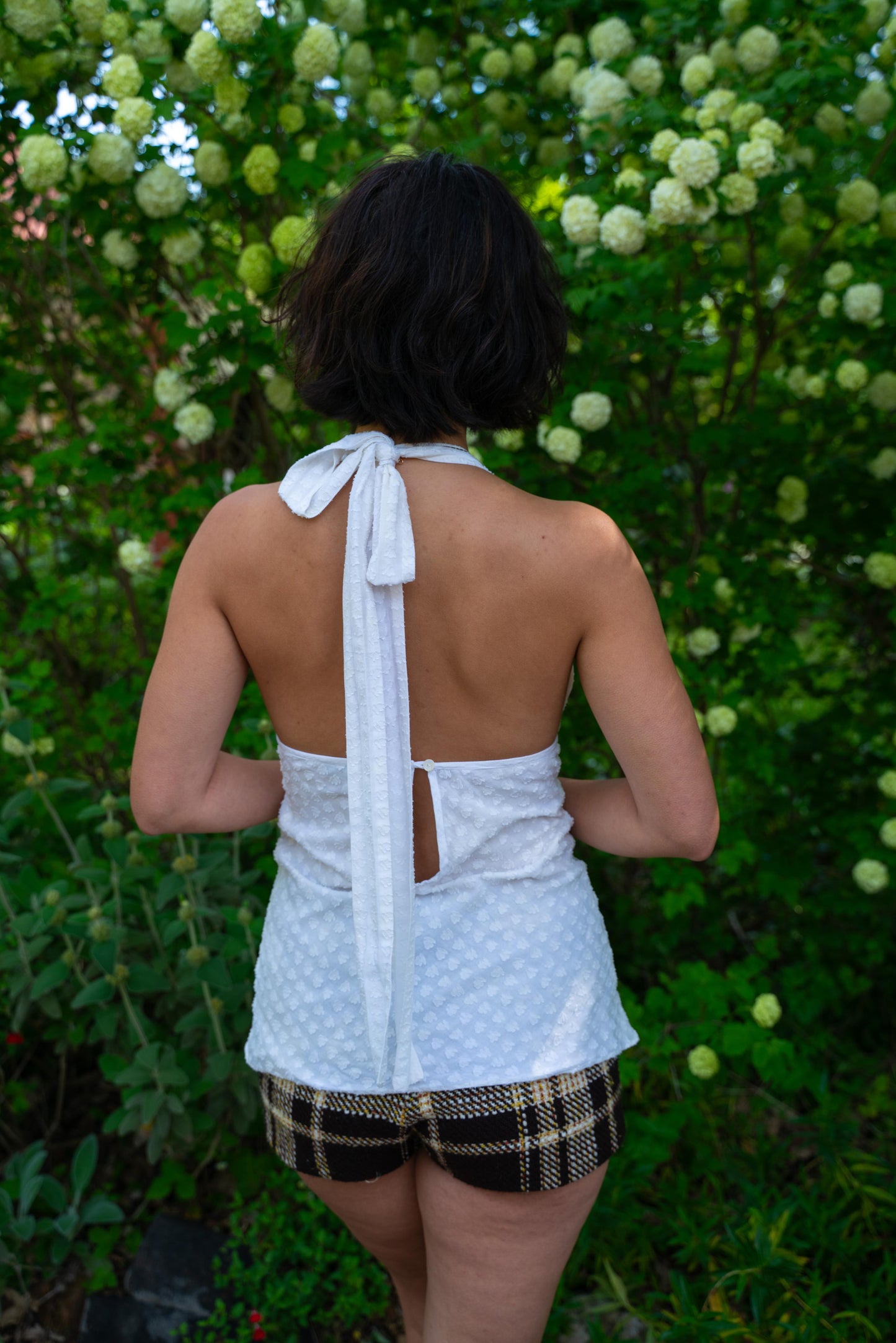 Jasmine Halter - White Flocking