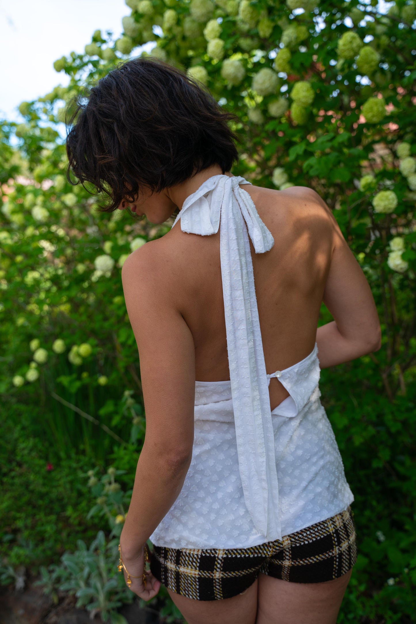 Jasmine Halter - White Flocking