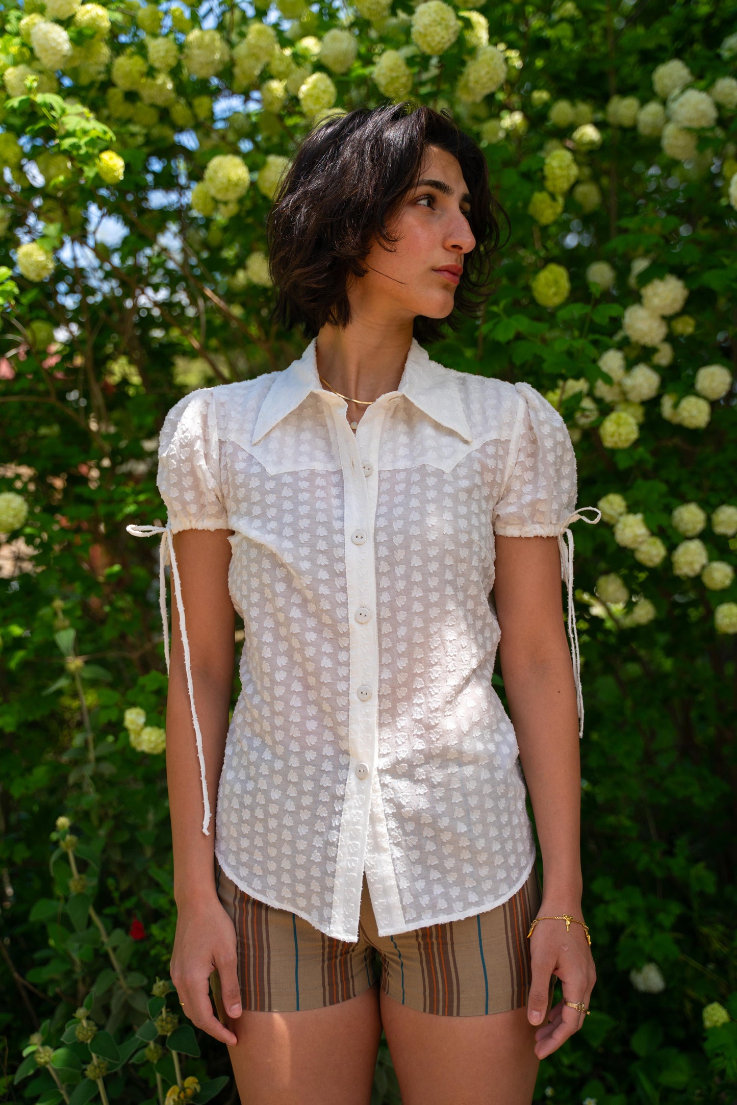 Clem Shirt in Flocking