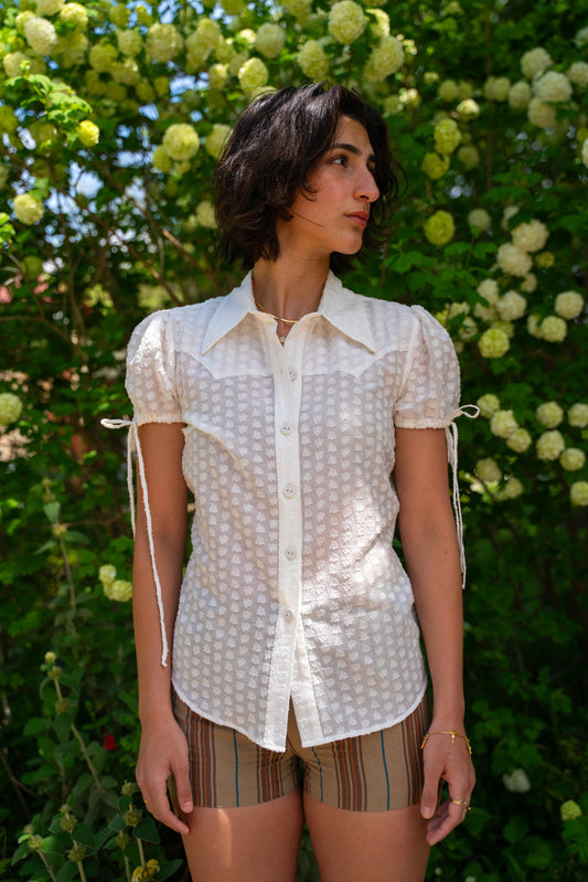 Clem Shirt in Flocking