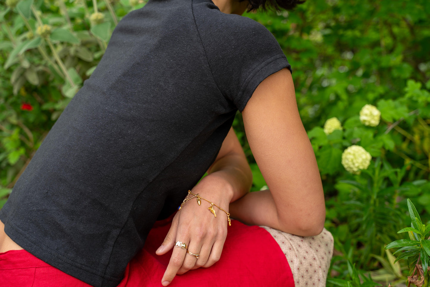 Black Raglan T-Shirt - Ready Made