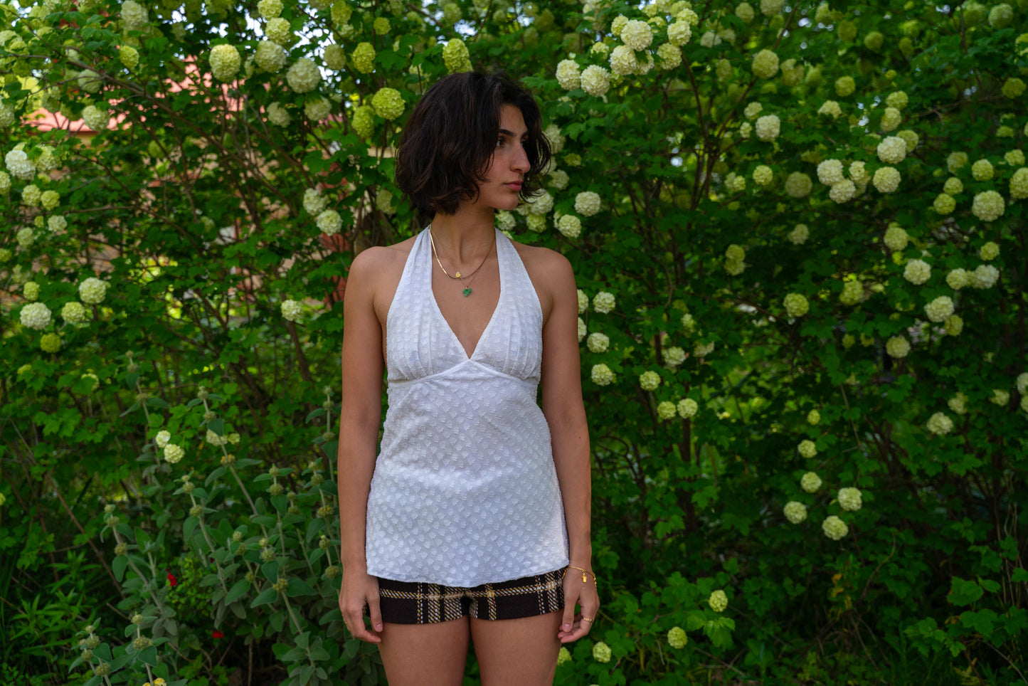 Jasmine Halter - White Flocking