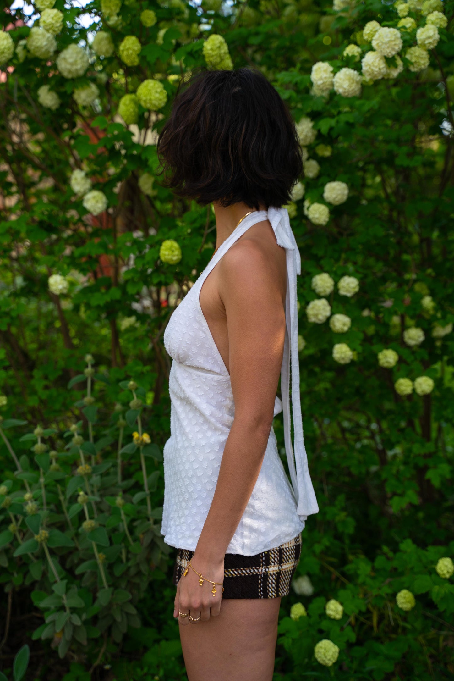 Jasmine Halter - White Flocking