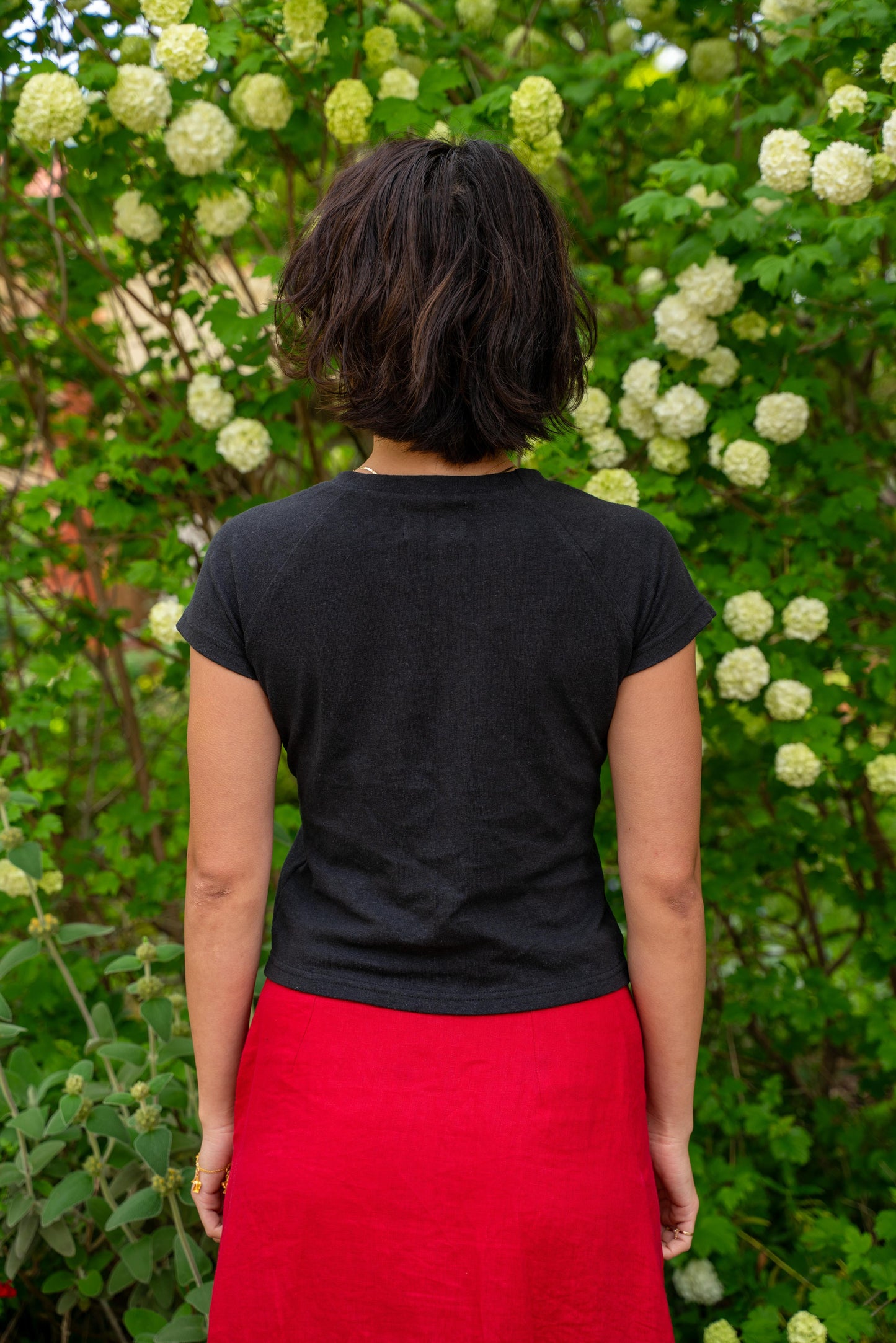 Black Raglan T-Shirt - Ready Made