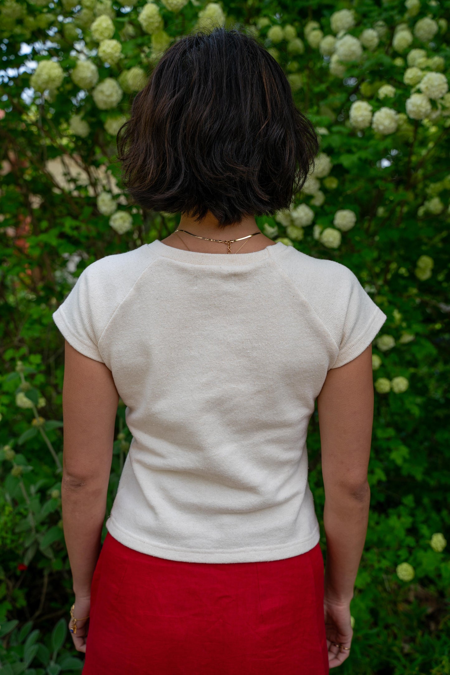 Raglan T-Shirt in Unbleached Cotton