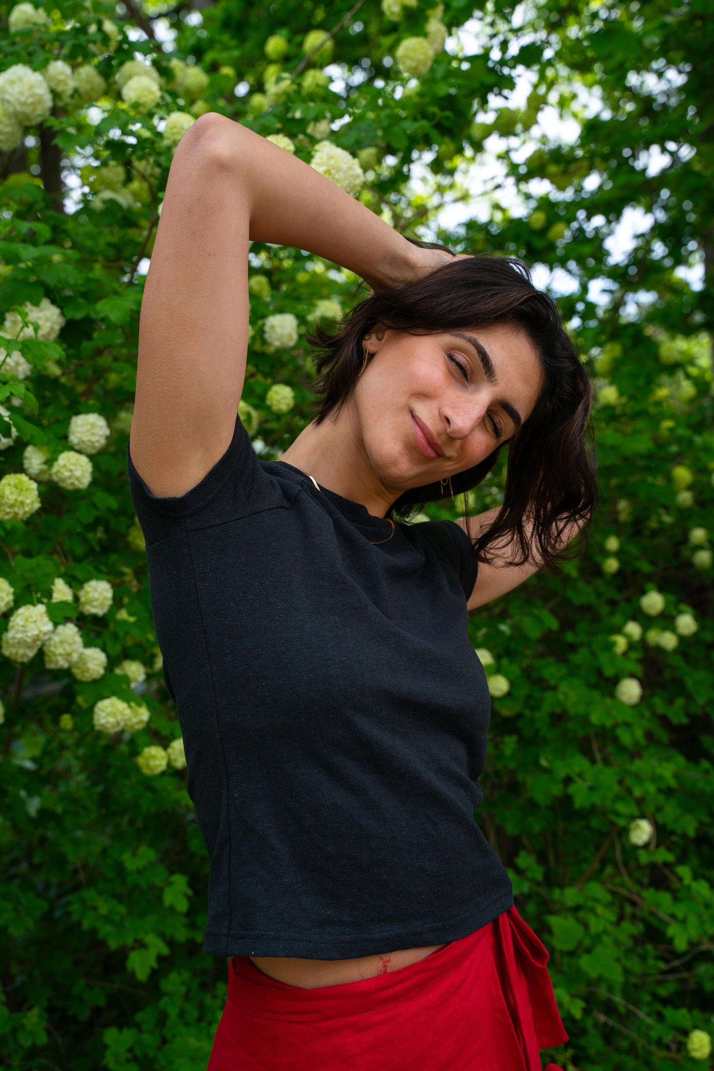 Black Raglan T-Shirt - Ready Made