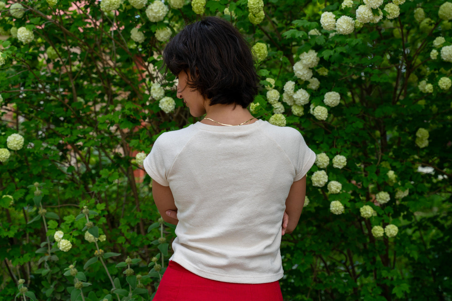 Raglan T-Shirt in Unbleached Cotton