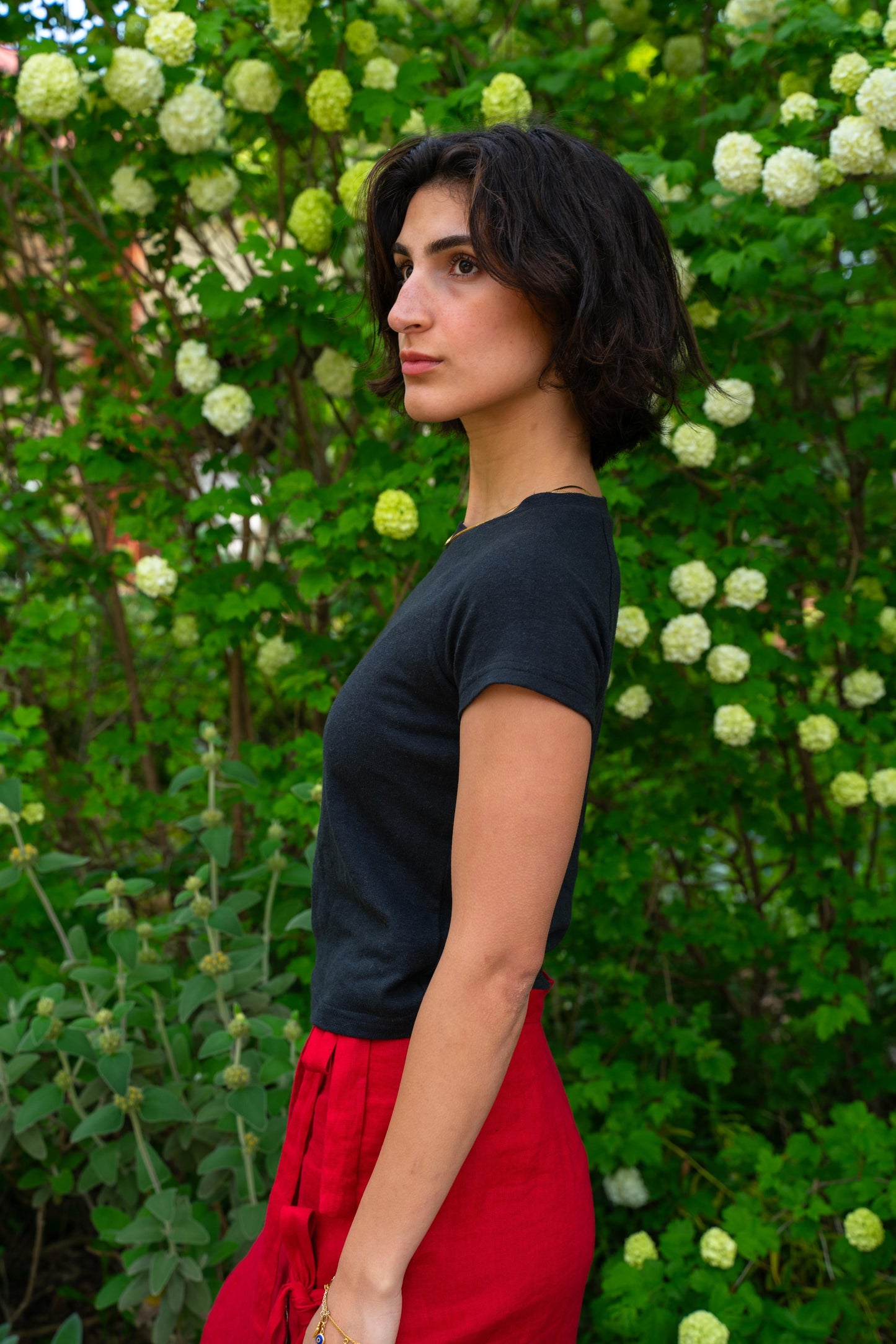 Black Raglan T-Shirt - Ready Made