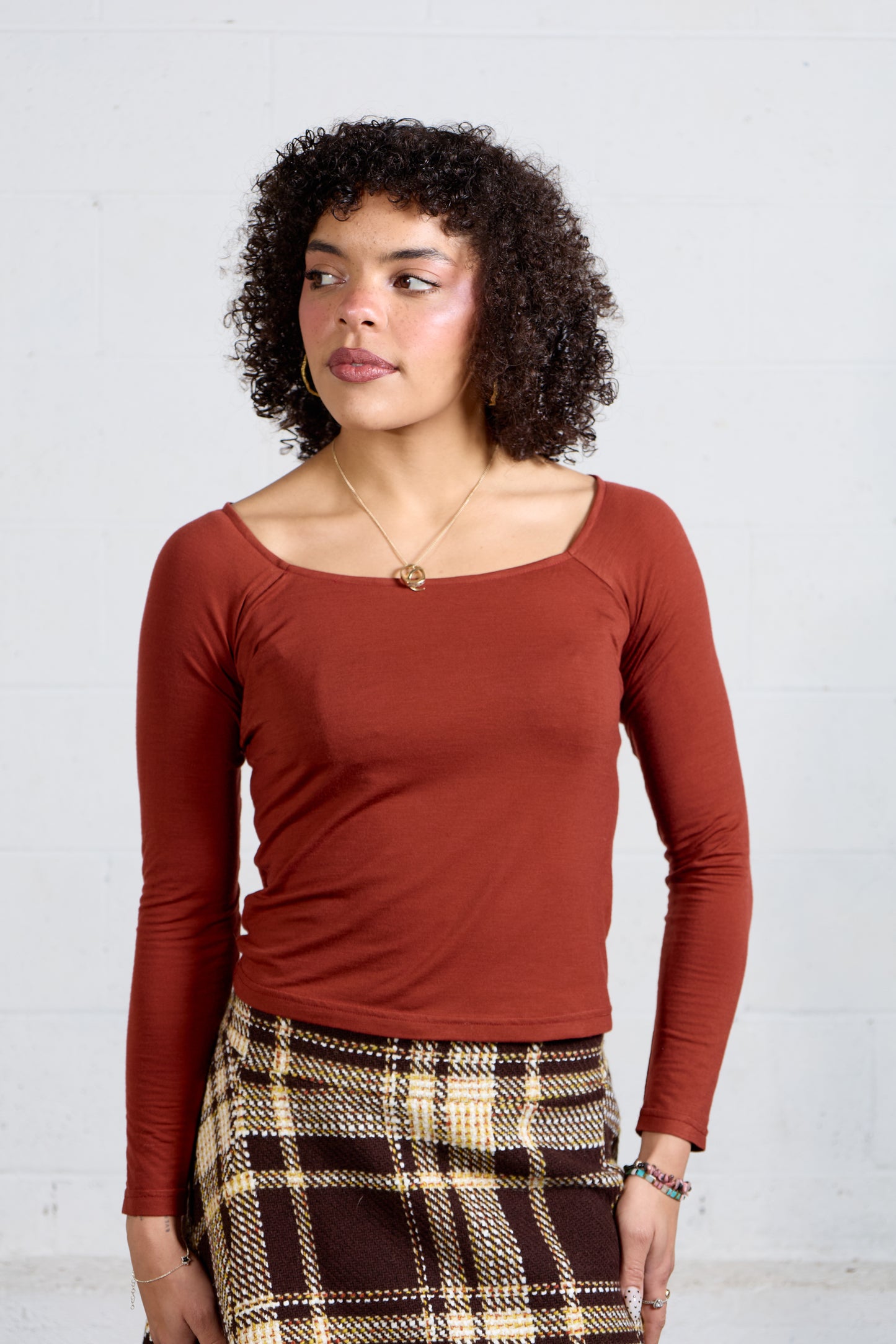Freya Top - Rust JUNE PREORDER